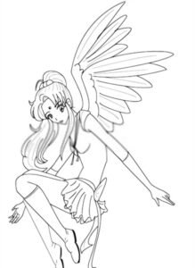 Angelgirl with wings
