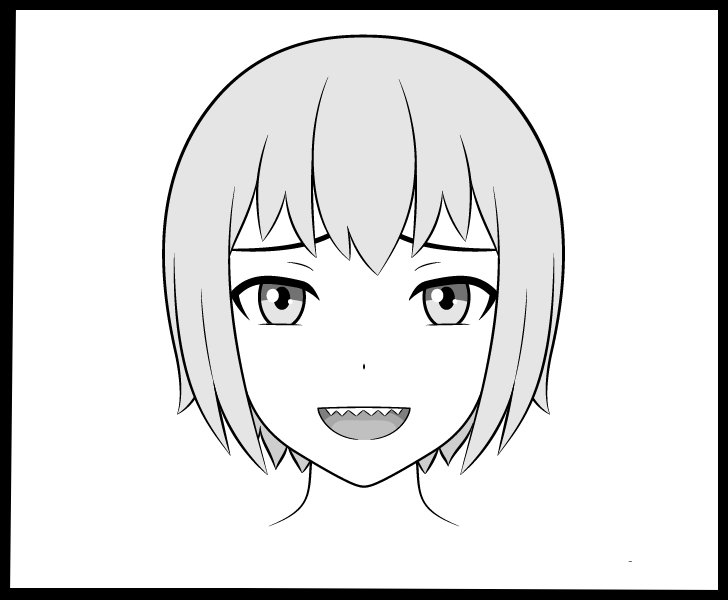 anime_sharp_teeth_face_open_mouth_drawing