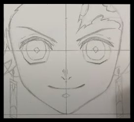 Draw the Earrings for Tanjiro kamado chibi anime