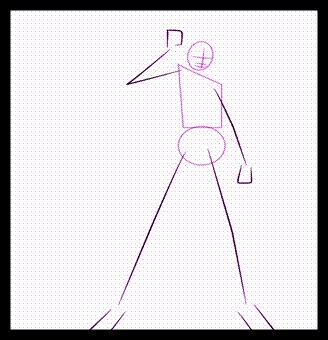 Draw outline for Ichigo feets