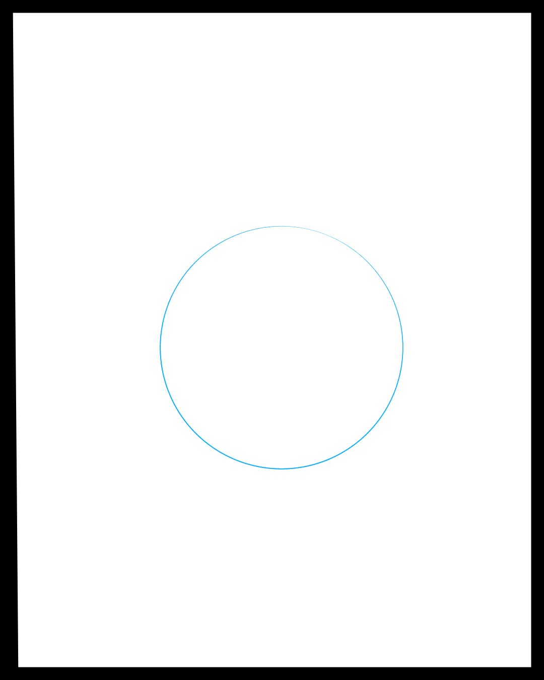 Step 1 (Draw a circle)