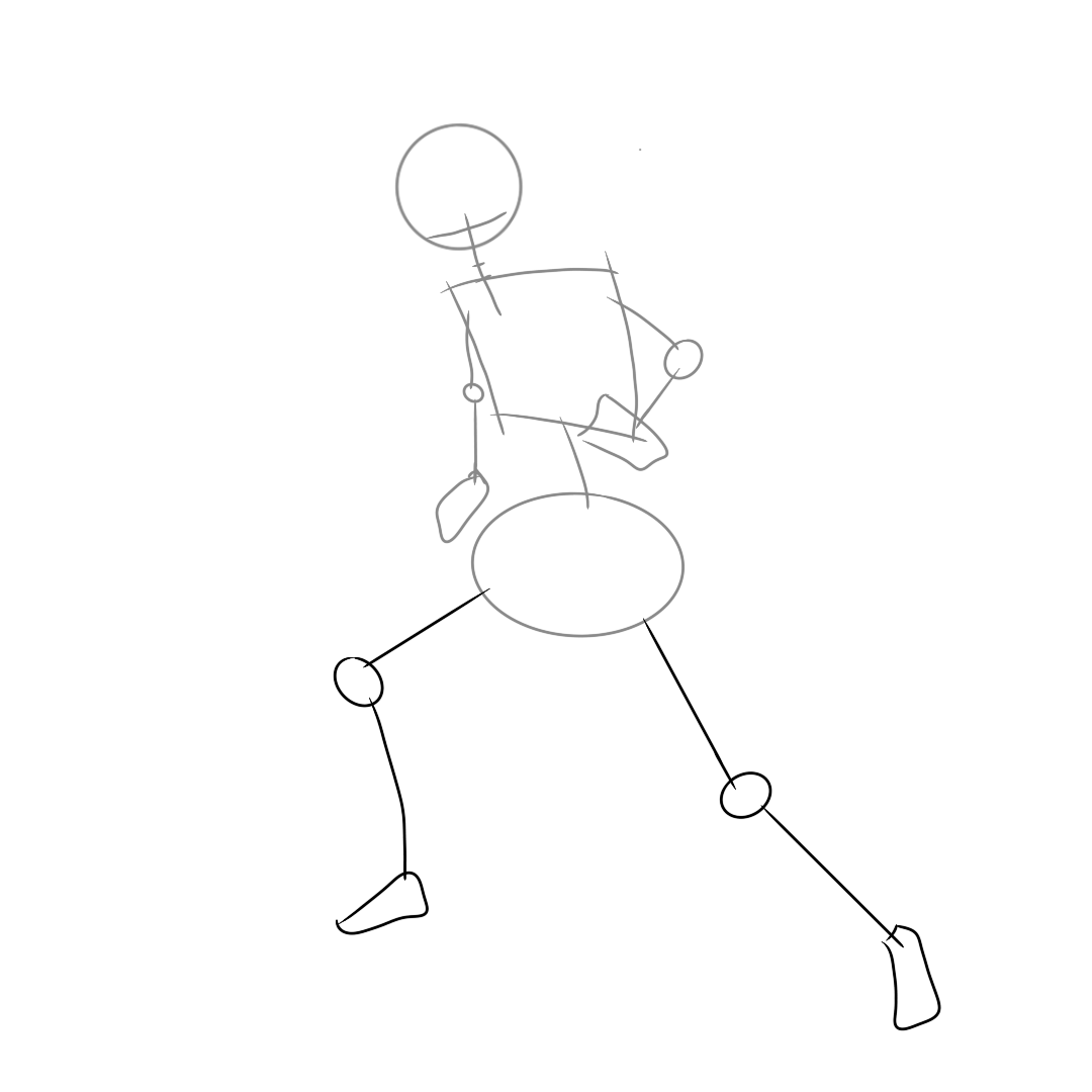 Outline Hiruzen’s Legs