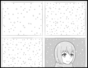 How to Draw Anime Snow (Anime weather)