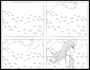 Anime wind drawing (Anime weather) 