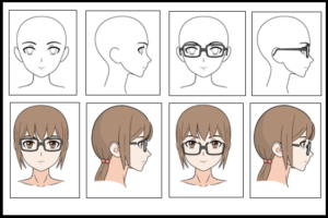 Illustrations Of Anime Glasses