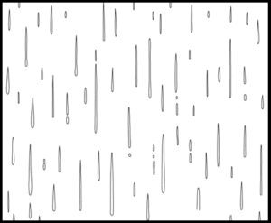 Medium sized rain drops addition in anime rain