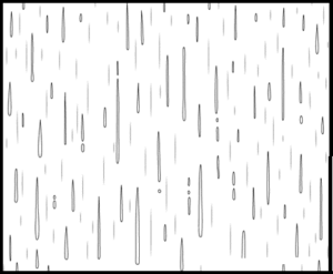 Background raindrops drawing in anime rain