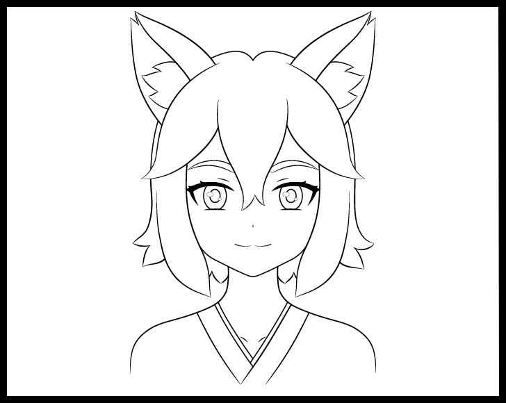 anime_fox_girl_line_drawing