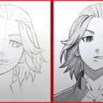 Mikey or Manjiro Sano drawing from Tokyo Revengers (Step-by-Step Guide)