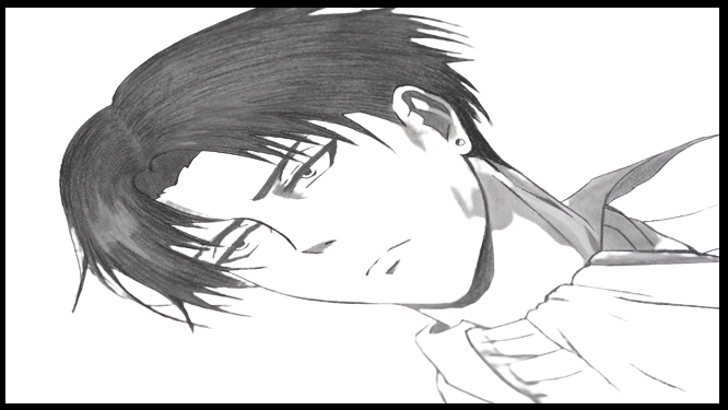 Drawing Levi Ackerman From Attack On Titan Step-By-Step & Easy Guide