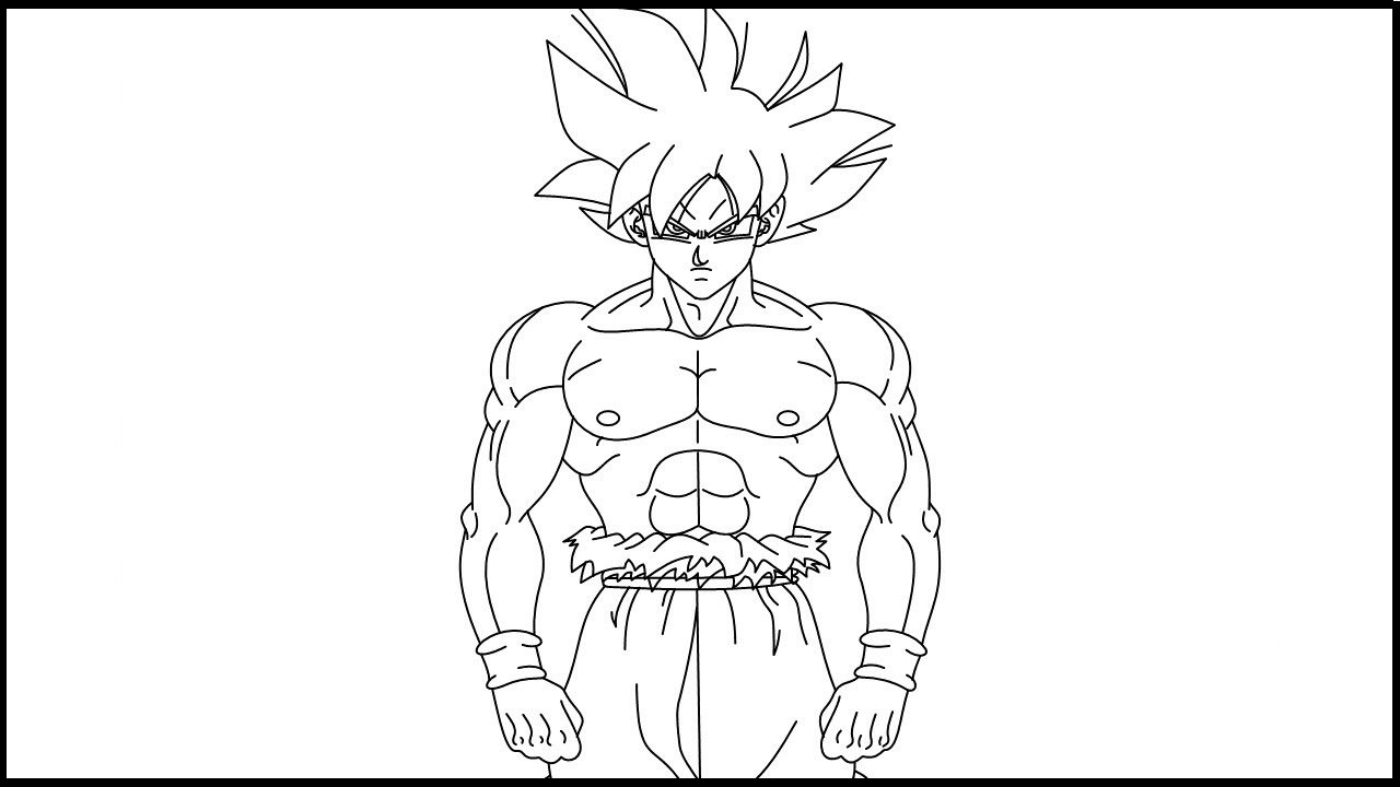 How To Draw Goku From Dragon Ball Z (Step-By-Step & Easy Guide)