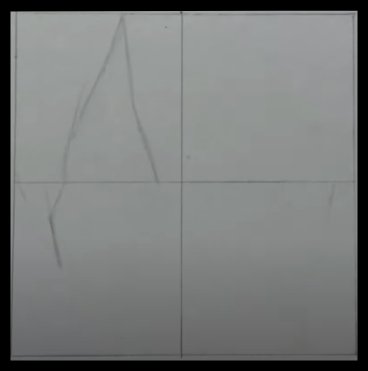 Step No 1) Start Drawing Shoto Todoroki with 6x6 square (1)