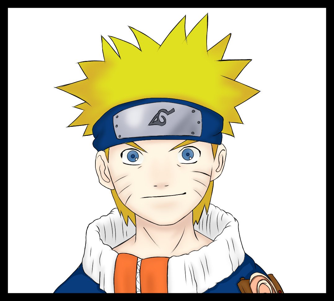 Colors Addition in Naruto Uzumaki character