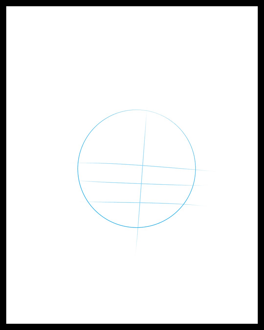 Step 2 (Draw lines in the circle)