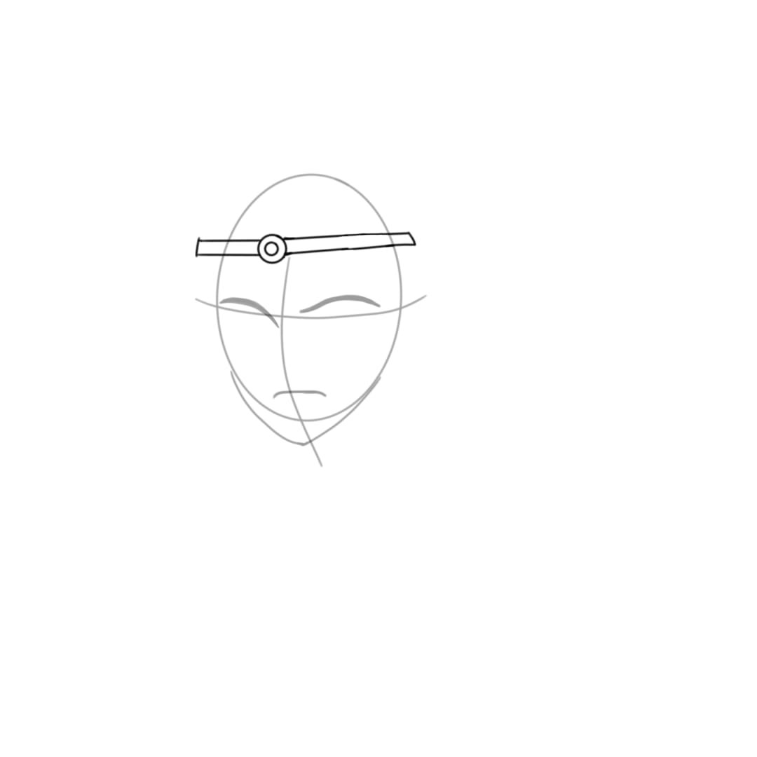 Princess Mononoke Headband drawing