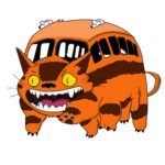 How To Draw Catbus From My Neighbor Totoro