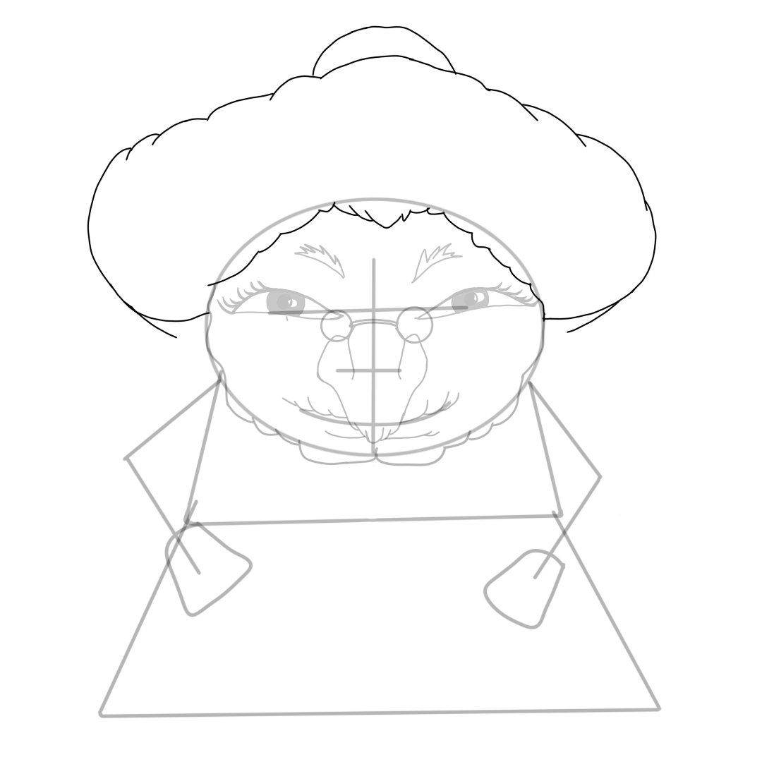 How to Draw Zeniba Hat